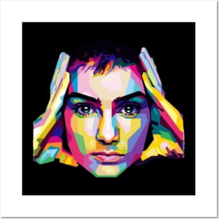 Sinead O'Connor - Geometrix Posters and Art